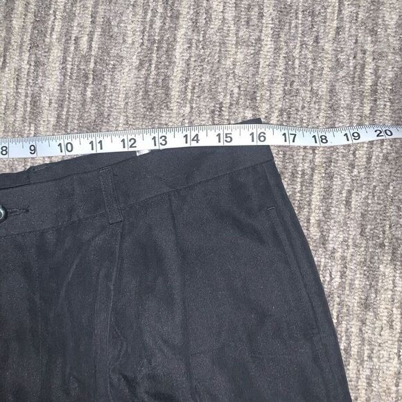 Brand New J. Ferrar Men's Size 34 Black Flat Pleated Front‎ Shorts Rayon Blend - Picture 5 of 8